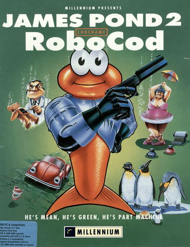 James Pond 2 - Codename Robocod box art