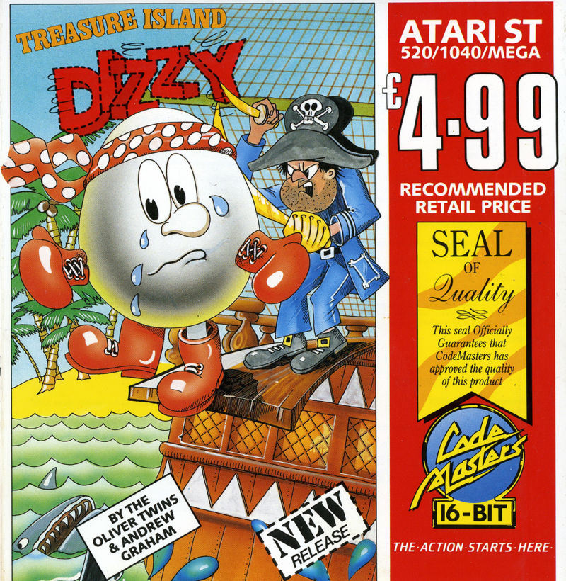 Dizzy 2 - Treasure Island Dizzy box art