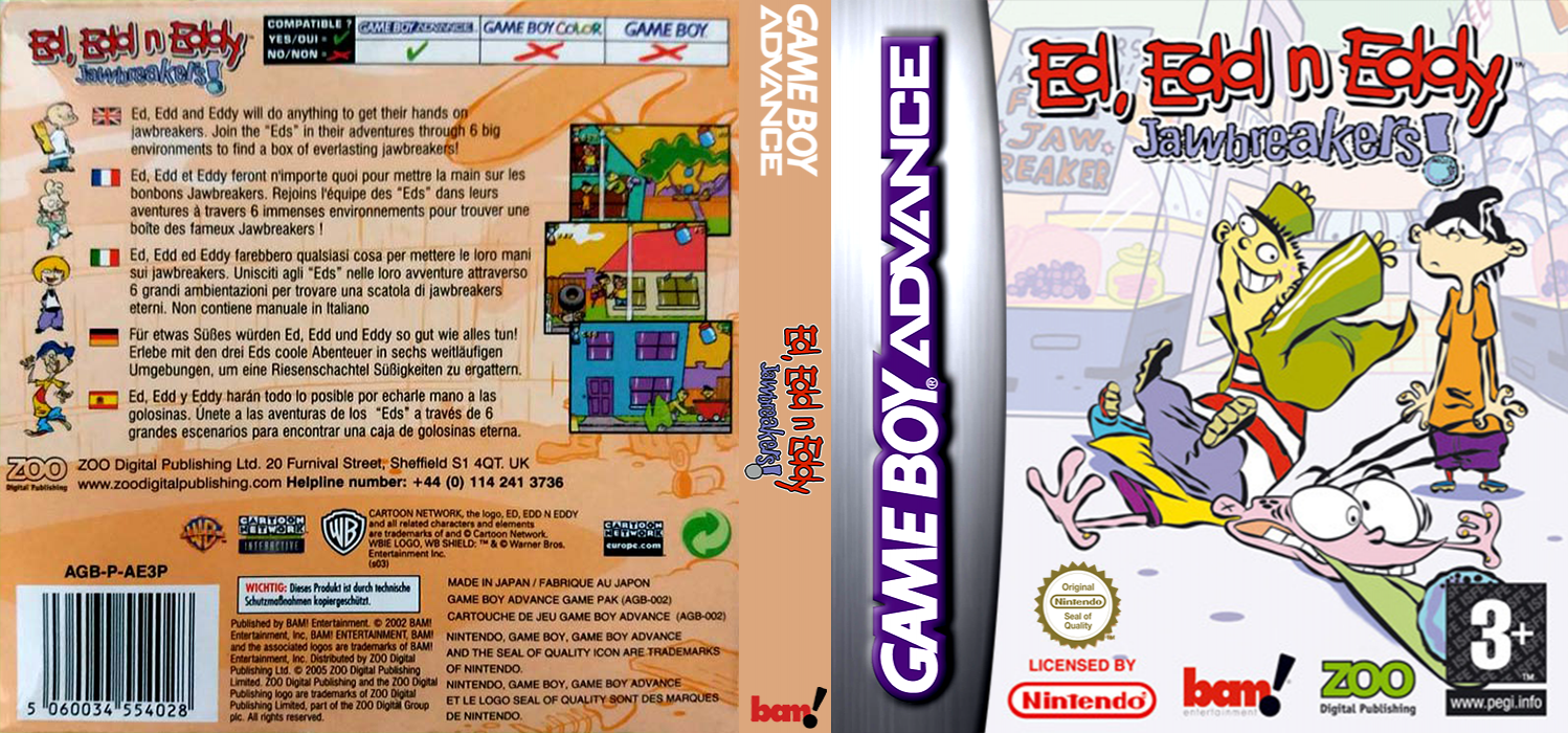 Ed, Edd n Eddy - Jawbreakers! — box-texture (EU)