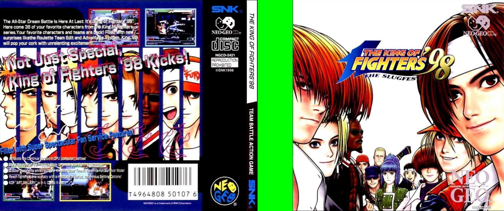 King Of Fighters '98 - Dream Match Never Ends, The — box-texture (WOR)