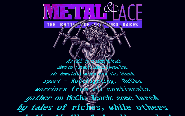 Metal And Lace - The Battle Of The Robo Babes — sstitle (US)
