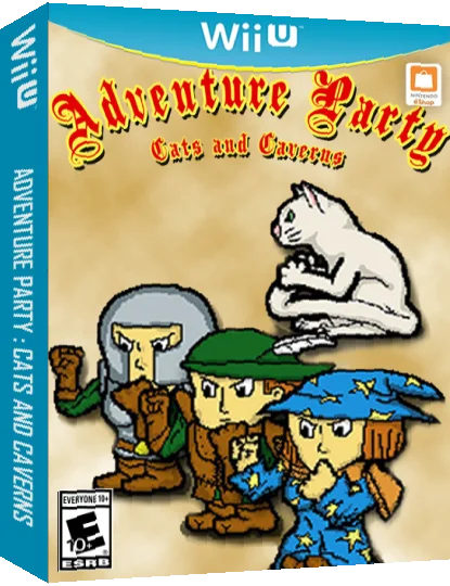 Adventure Party - Cats and Caverns — box-3D (US)