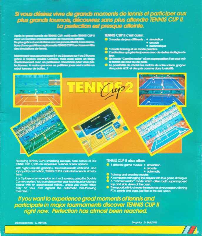 Tennis Cup 2 — box-2D-back (EU)