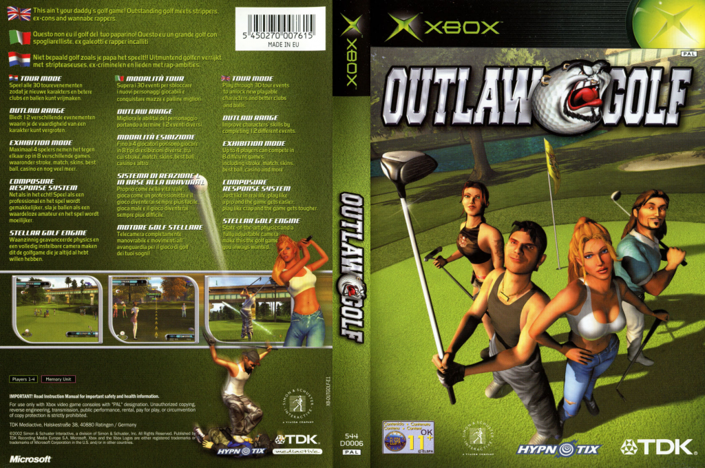 Outlaw Golf — box-texture (UK)