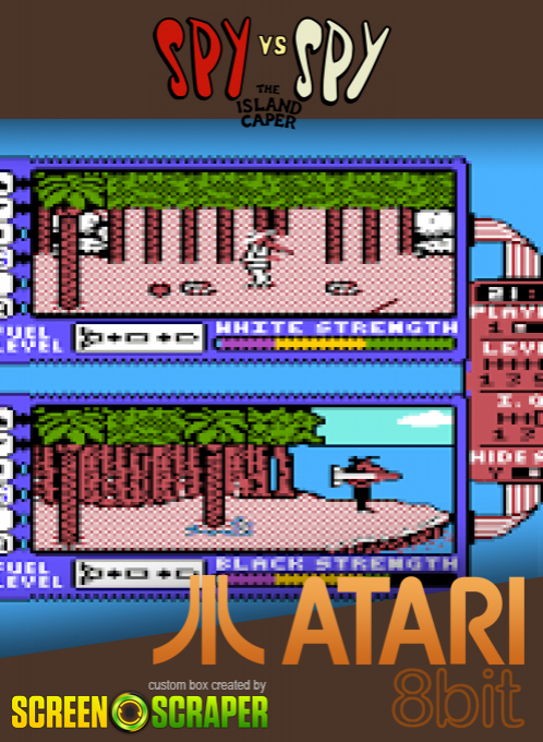 Spy vs Spy - The Island Caper — box-2D (SS)