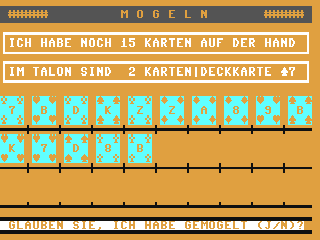 Mogeln — ss (DE)