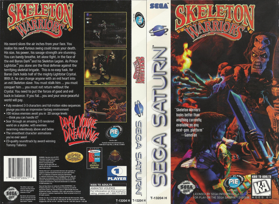 Skeleton Warriors — box-texture (US)