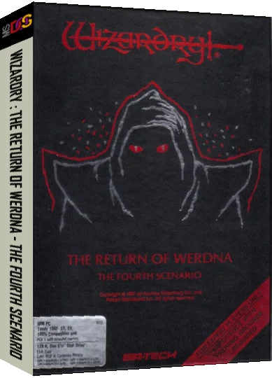 Wizardry - The Return of Werdna - The Fourth Scenario — box-3D (US)