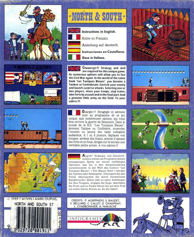 North and South — box-2D-back (EU)