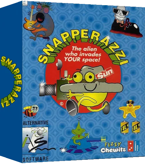 Snapperazzi - The Alien Who Invades Your Space! — box-3D (EU)
