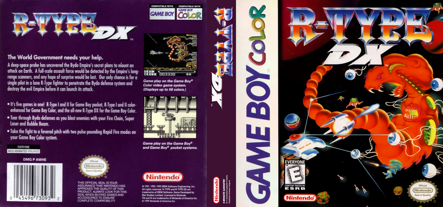 R-Type DX — box-texture (US)