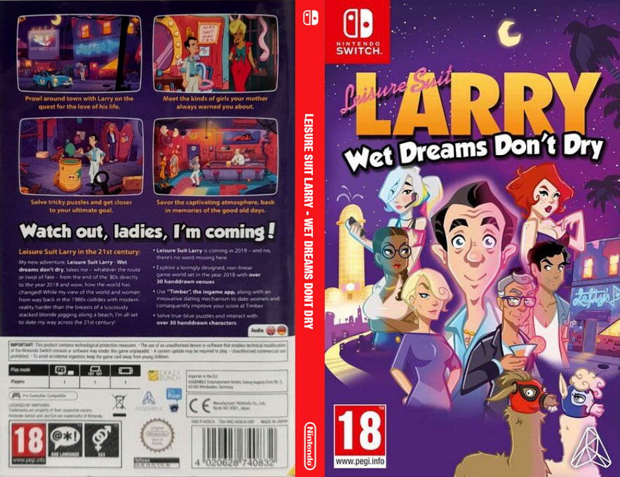 Leisure Suit Larry - Wet Dreams Dont Dry — box-texture (EU)