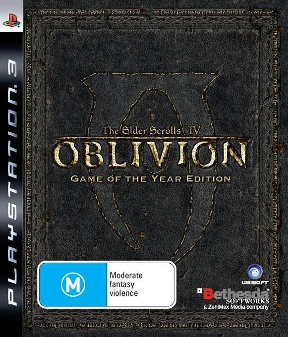 Elder Scrolls 4 - Oblivion Edition Jeu De L'annee, The — box-2D (AU)