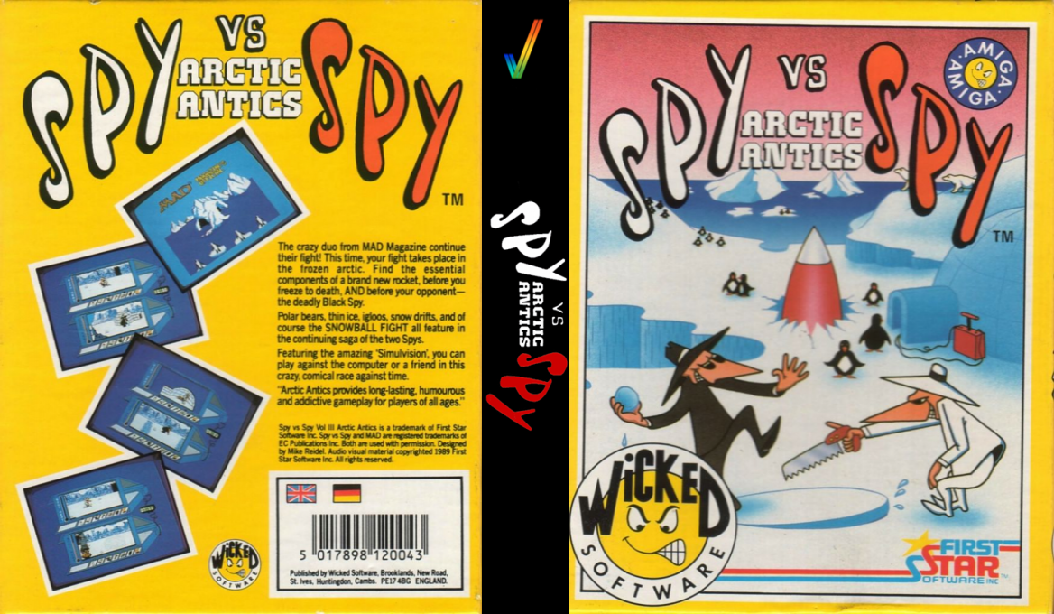 Spy vs Spy III - Arctic Antics — box-texture (EU)