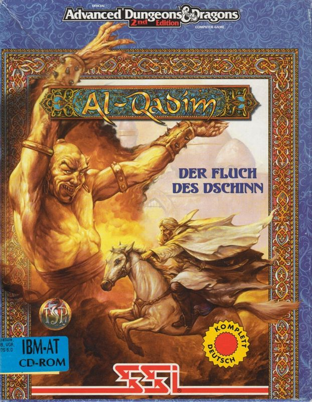 Al-Qadim - The Genie's Curse — box-2D (DE)