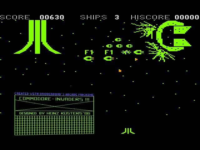 Commodore Invaders — mixrbv2 (WOR)