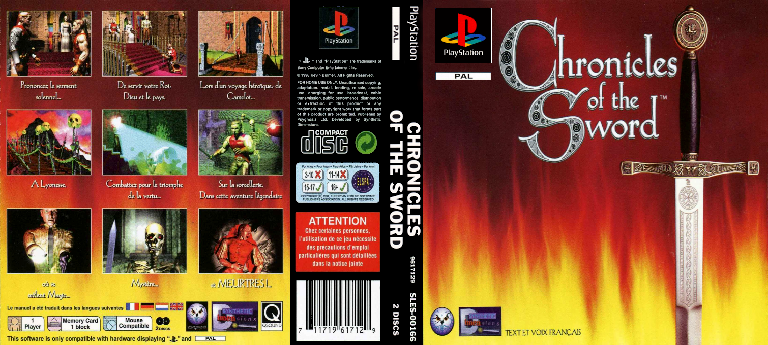 Chronicles Of The Sword — box-texture (FR)