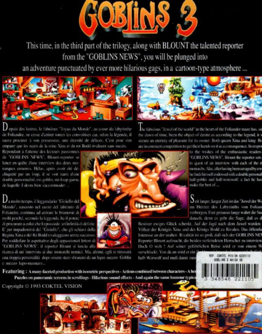 Goblins 3 — box-2D-back (EU)