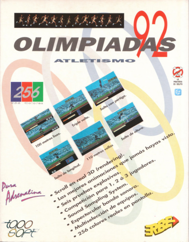 Olimpiadas 92 - Atletismo — box-2D-back (SP)