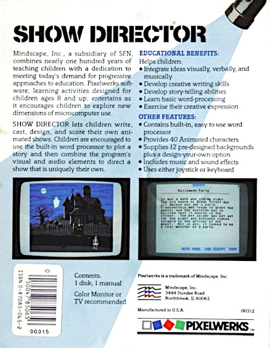 Show Director — box-2D-back (US)