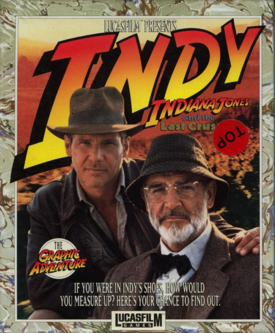 Indiana Jones and the Last Crusade - The Graphic Adventure — box-2D (EU)