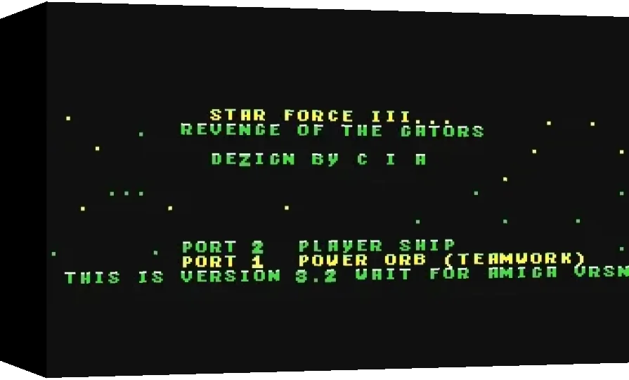 Star Force III : Revenge of the Gators — box-3D (WOR)