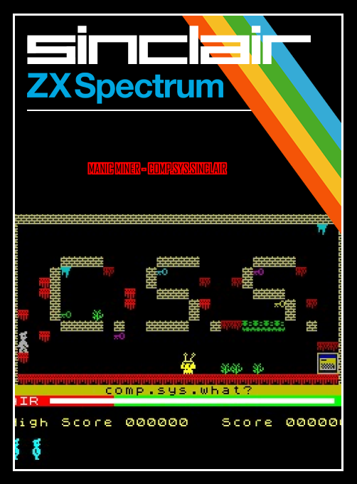 Manic Miner - comp.sys.sinclair box art