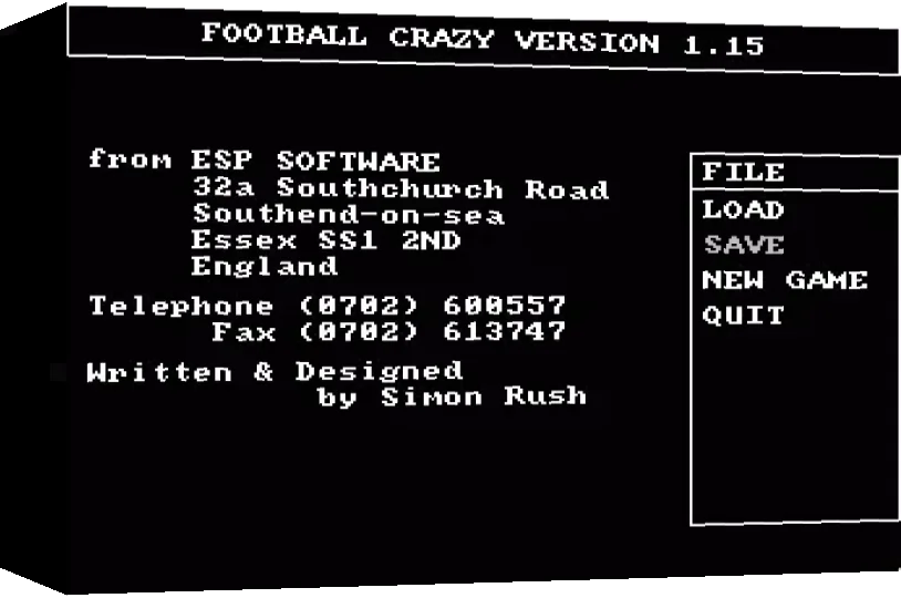 Football Crazy — box-3D (WOR)
