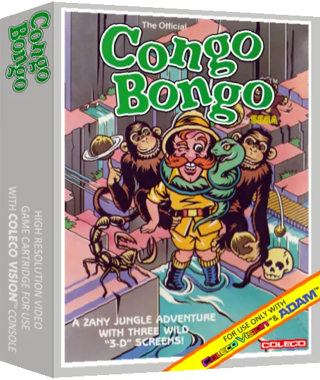 Congo Bongo — box-3D (US)