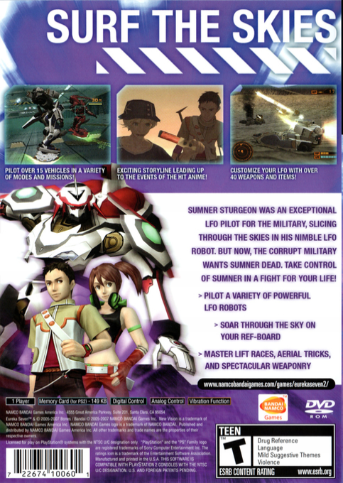 Eureka Seven - New Vision — box-2D-back (US)