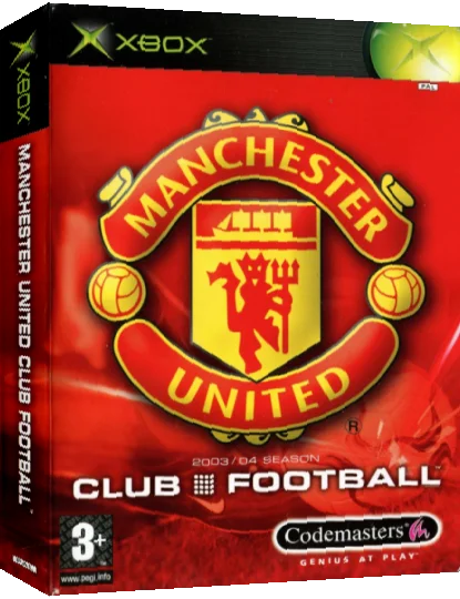 Club Football - Manchester United — box-3D (UK)