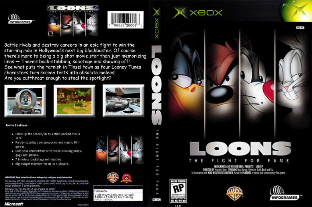 Loons - The Fight For Fame — box-texture (US)