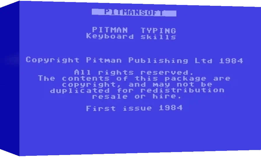 Pitman Typing - Keyboard Skills — box-3D (WOR)