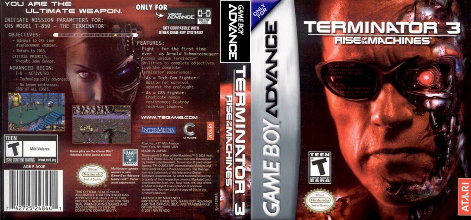 Terminator 3 - Rise of the Machines — box-texture (US)