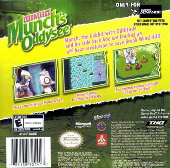 Oddworld - Munch's Oddysee — box-2D-back (US)