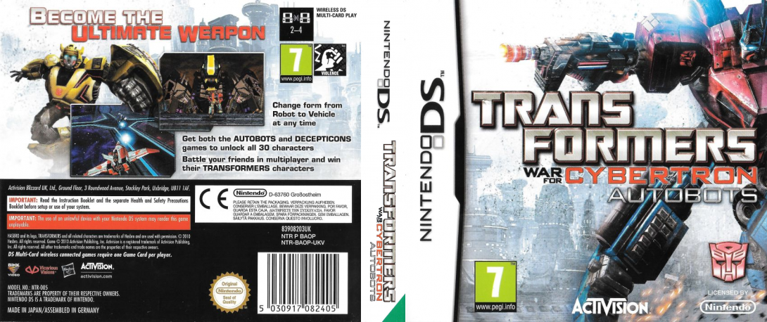 Transformers - War for Cybertron - Autobots — box-texture (EU)