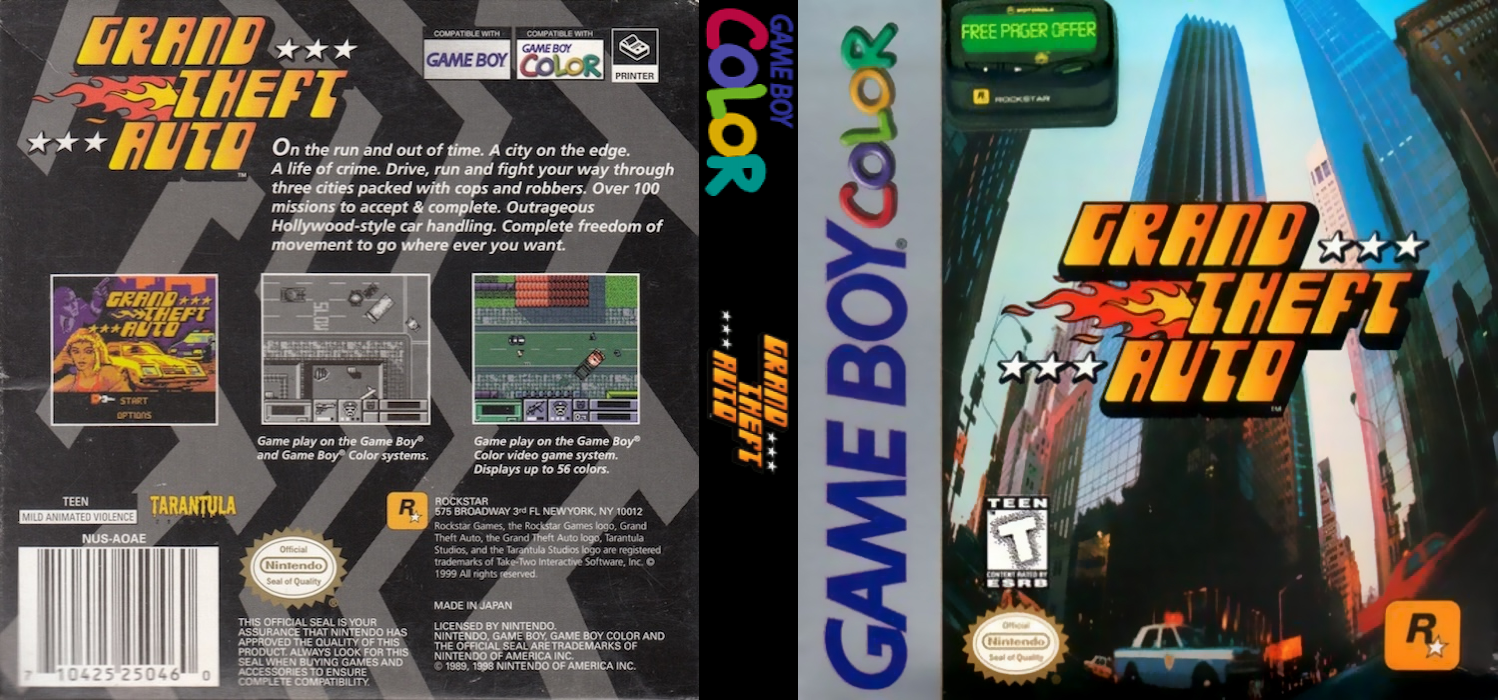 Grand Theft Auto — box-texture (US)