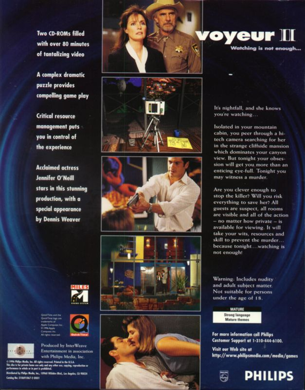 Voyeur 2 — box-2D-back (US)