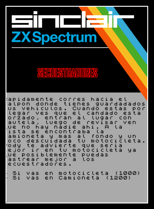 Secuestradores box art