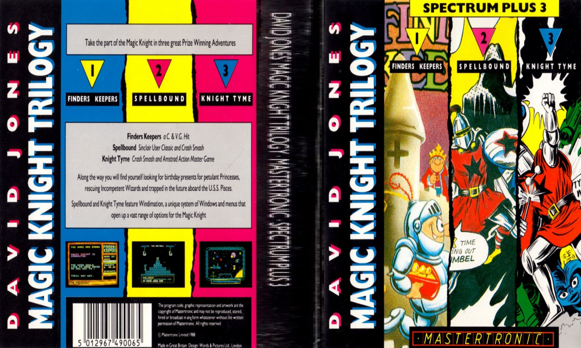 Magic Knight Trilogy - Finders Keepers + Spellbound + Knight Tyme — box-texture (UK)
