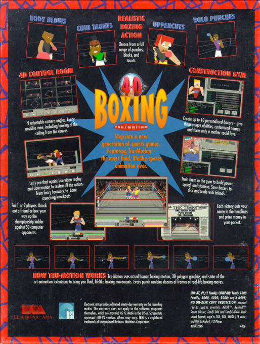4D Sports Boxing — box-2D-back (US)