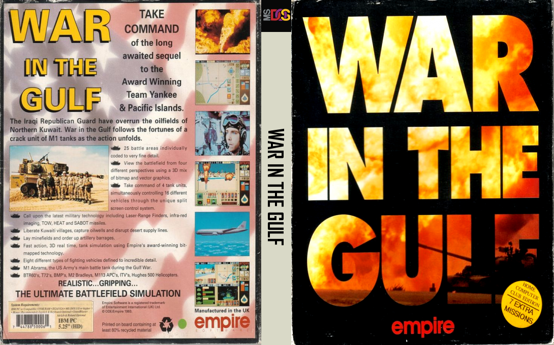 War In The Gulf — box-texture (EU)
