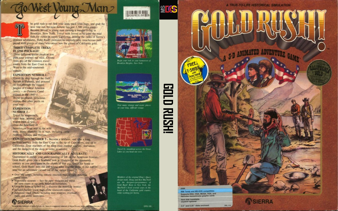 Gold Rush! — box-texture (US)