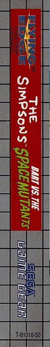 Simpsons - Bart Vs The Space Mutants, The — box-2D-side (EU)