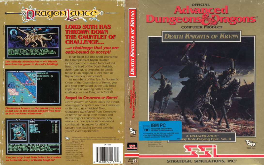 Death Knights Of Krynn — box-texture (US)