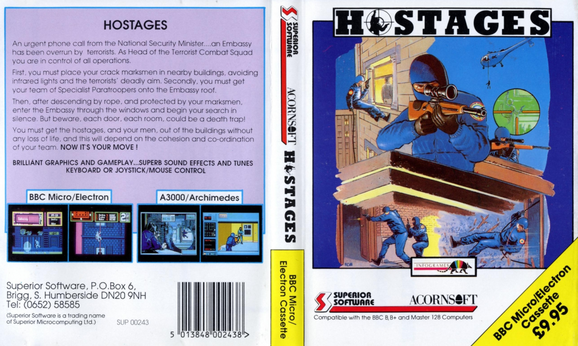 Hostages — box-texture (EU)