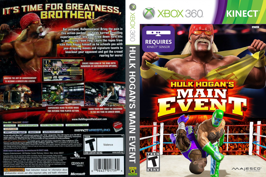 Hulk Hogan's Main Event — box-texture (US)