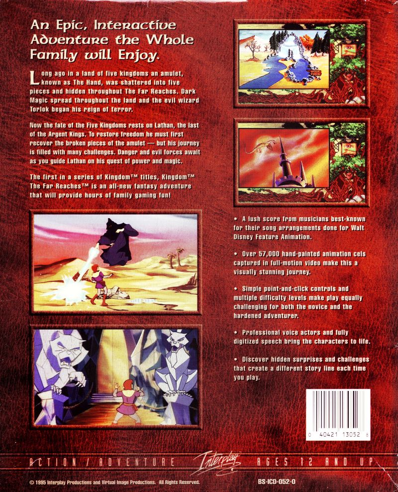 Kingdom I: The Far Reaches — box-2D-back (US)