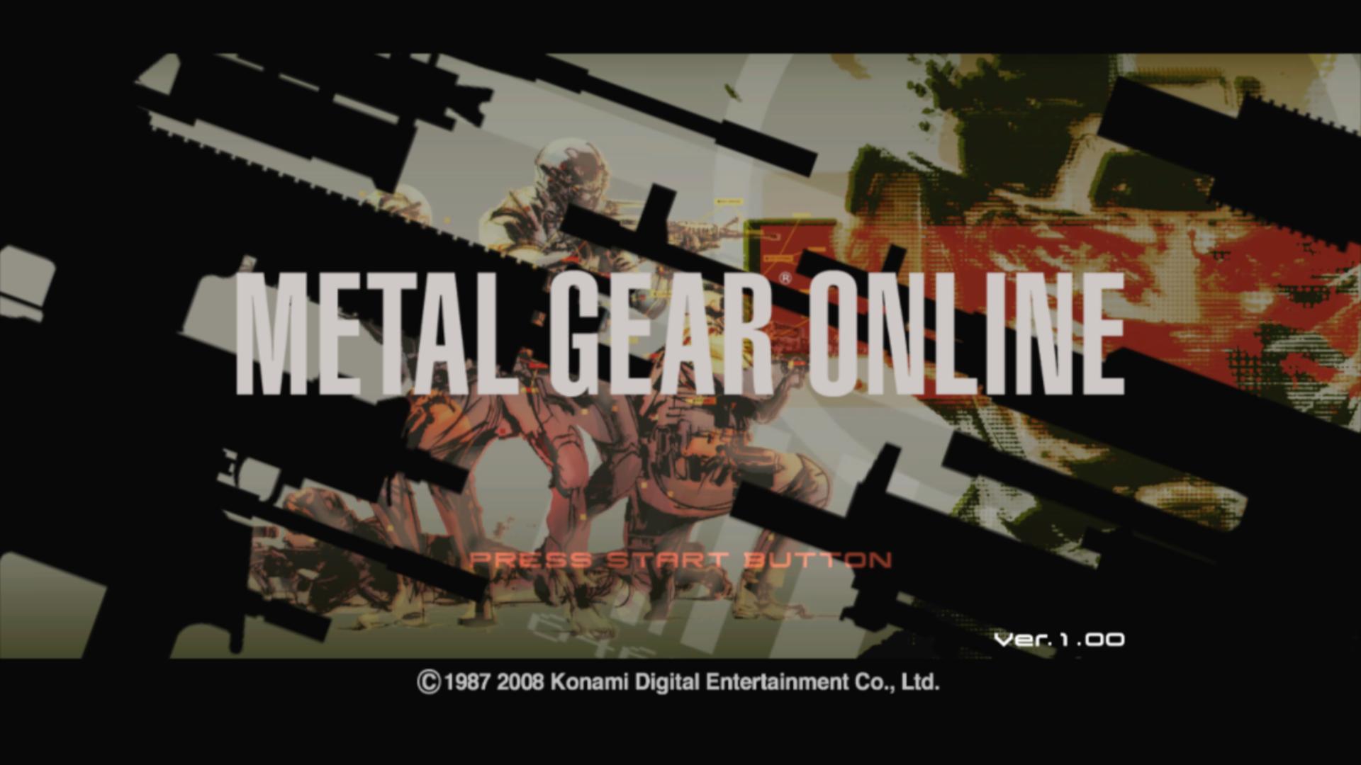 Metal Gear Online — sstitle (WOR)