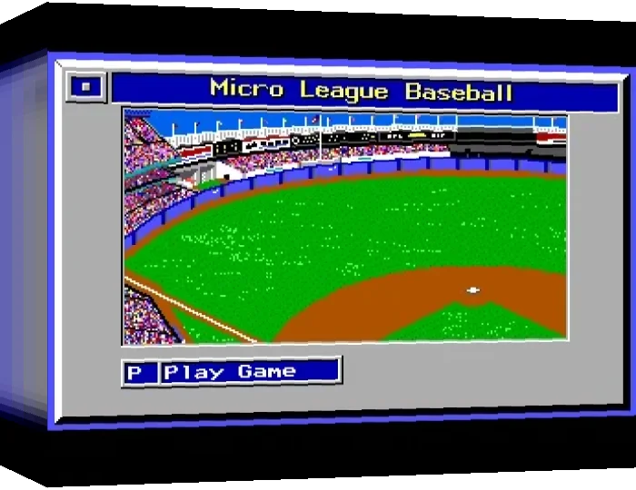 Microleague Baseball - The Manager's Challenge — box-3D (WOR)
